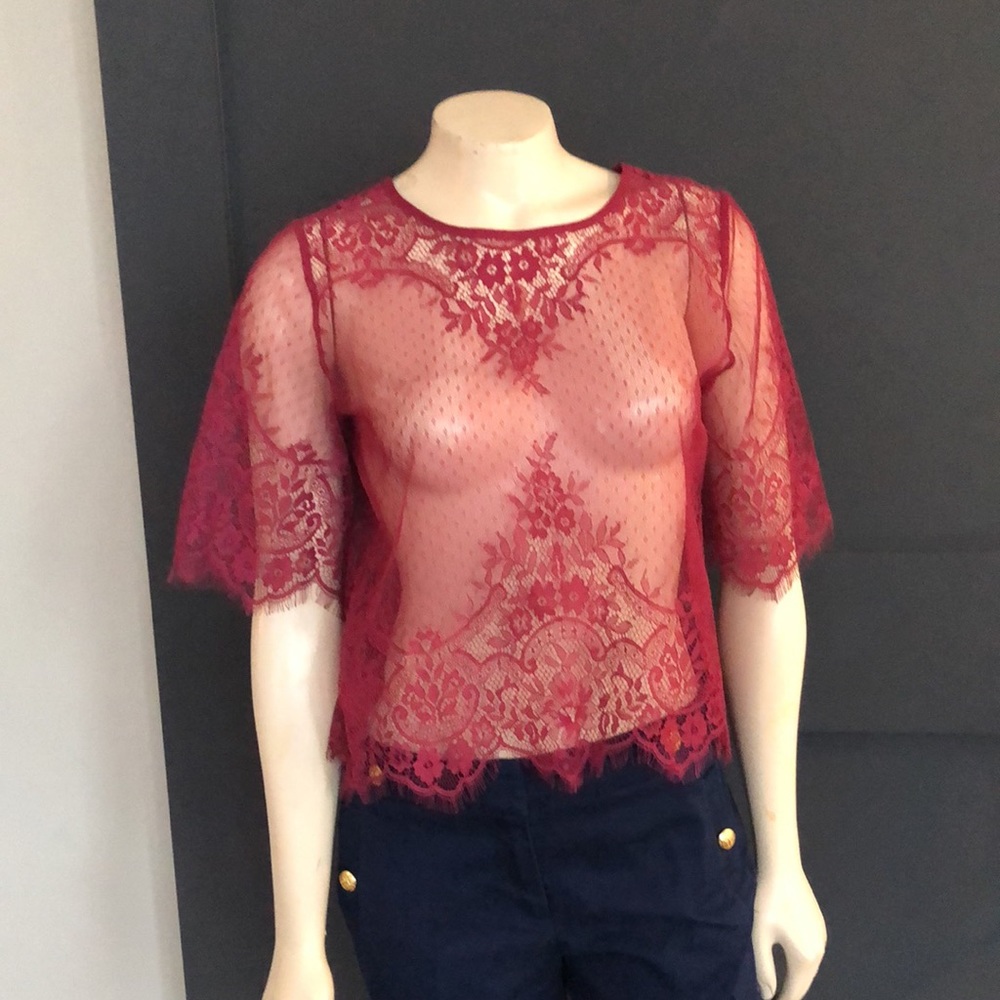 Berry Lace Women’s Blouse